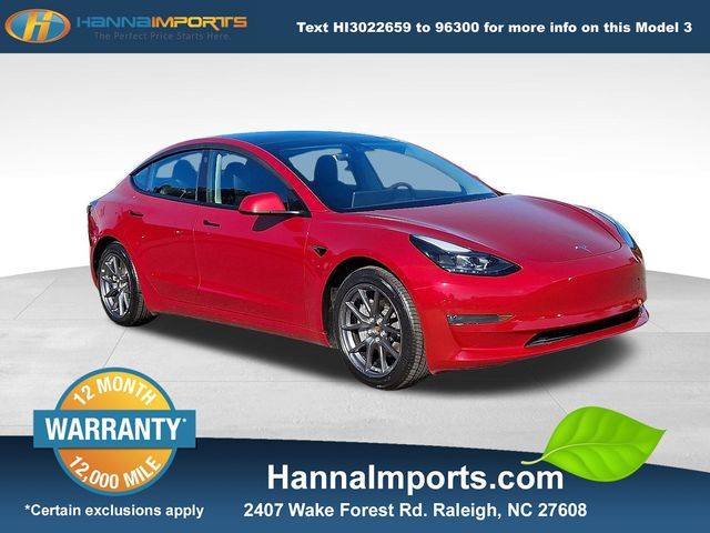 2022 Tesla Model 3 Long Range — Sedan — 90,488 mi — Raleigh, NC