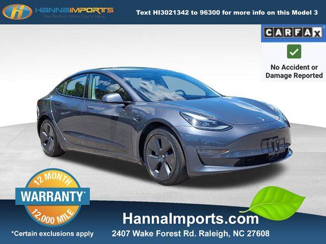 2021 Tesla Model 3 Standard Range Plus — Sedan — 79,235 mi — Raleigh, NC