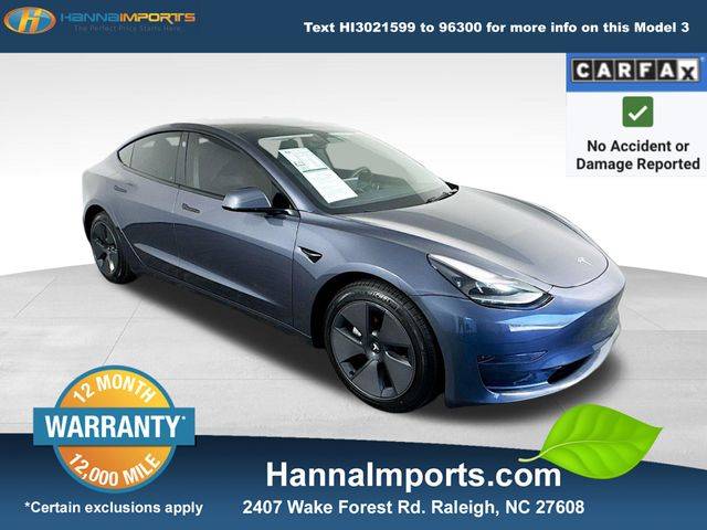 2023 Tesla Model 3 Model 3 — Sedan — 11,906 mi — Raleigh, NC