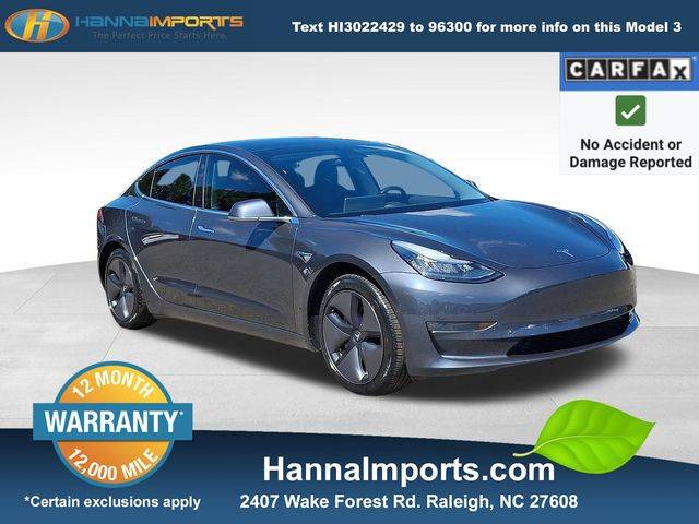 2019 Tesla Model 3 Long Range — Sedan — 80,769 mi — Raleigh, NC