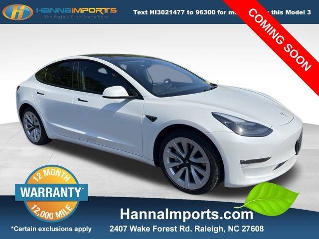 2022 Tesla Model 3 Long Range — Sedan — 46,994 mi — Raleigh, NC