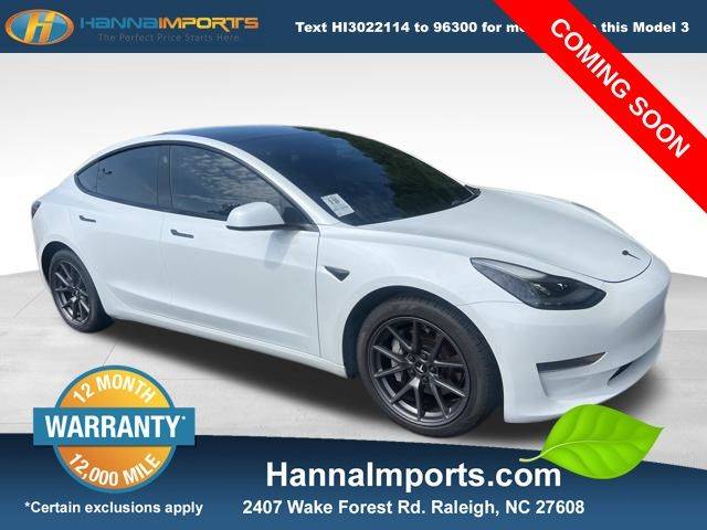 2021 Tesla Model 3 Standard Range Plus — Sedan — 49,214 mi — Raleigh, NC