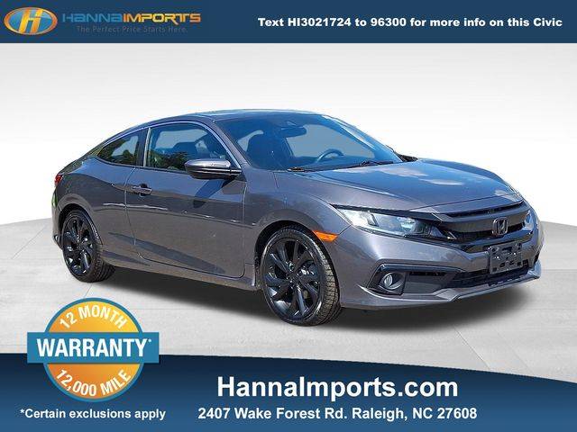 2019 Honda Civic Sport — Coupe — 56,823 mi — Raleigh, NC