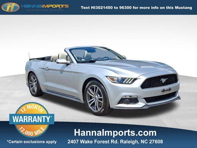 2017 Ford Mustang EcoBoost Premium — Convertible — 89,995 mi — Raleigh, NC