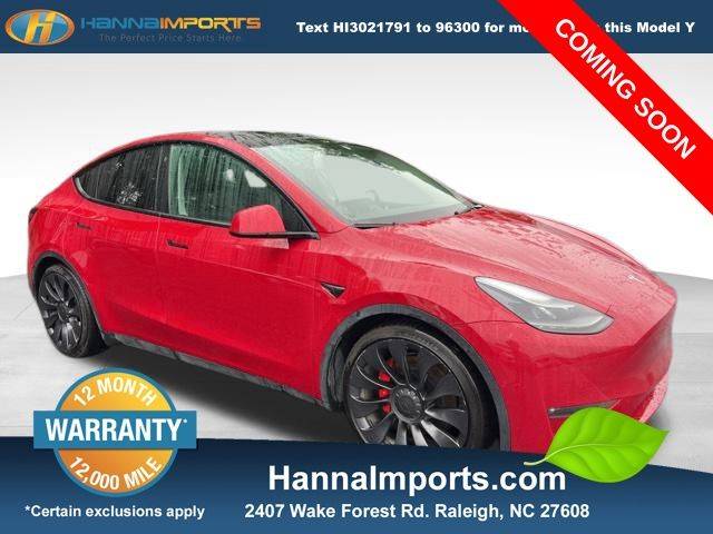 2022 Tesla Model Y Performance — SUV — 91,545 mi — Raleigh, NC