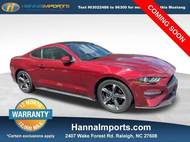 2019 Ford Mustang EcoBoost — Coupe — 56,202 mi — Raleigh, NC