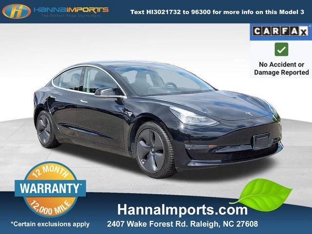 2020 Tesla Model 3 Long Range — Sedan — 63,416 mi — Raleigh, NC
