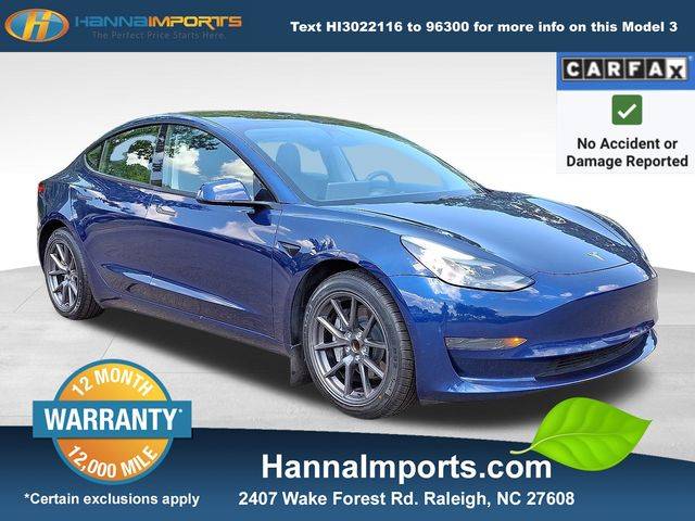 2021 Tesla Model 3 Standard Range Plus — Sedan — 67,236 mi — Raleigh, NC