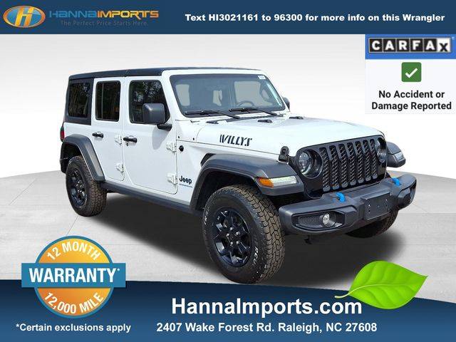 2023 Jeep Wrangler 4xe — SUV — 55,383 mi — Raleigh, NC