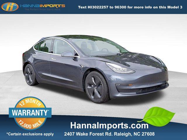 2019 Tesla Model 3 Long Range — Sedan — 59,375 mi — Raleigh, NC