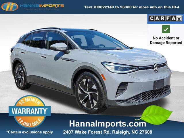 2021 Volkswagen ID.4 Pro S — SUV — 53,357 mi — Raleigh, NC