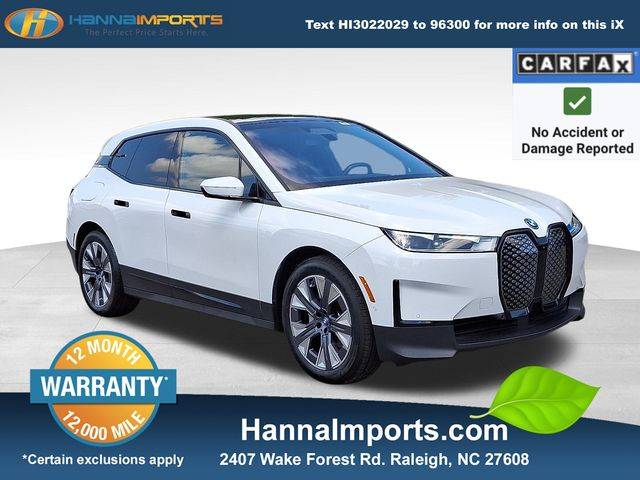 2024 BMW iX xDrive50 — SUV — 18,073 mi — Raleigh, NC