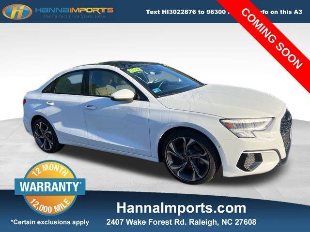 2022 Audi A3 Premium Plus — Sedan — 21,624 mi — Raleigh, NC