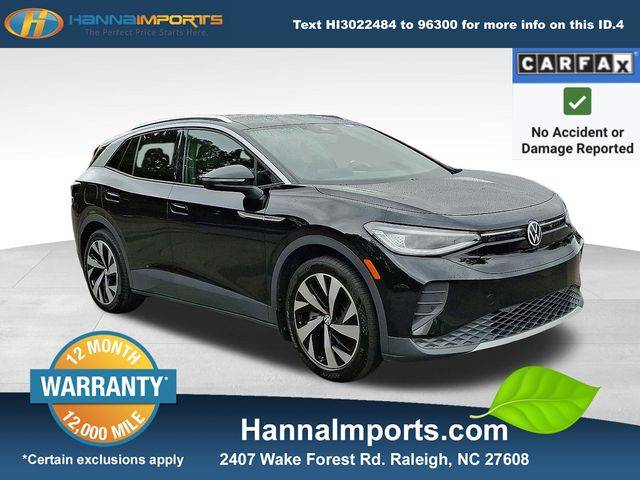 2021 Volkswagen ID.4 Pro S — SUV — 49,739 mi — Raleigh, NC