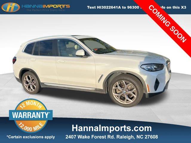 2022 BMW X3 30i — SUV — 58,920 mi — Raleigh, NC