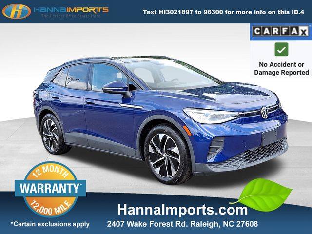 2021 Volkswagen ID.4 Pro S — SUV — 10,652 mi — Raleigh, NC