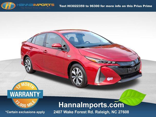 2018 Toyota Prius Prime Plus — Hatchback — 92,198 mi — Raleigh, NC