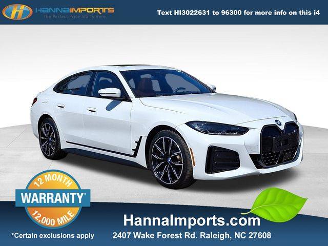 2022 BMW i4 eDrive40 — Sedan — 25,727 mi — Raleigh, NC