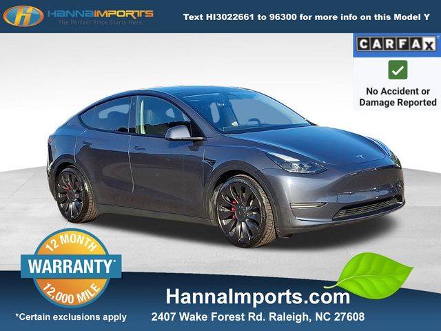 2023 Tesla Model Y Performance — SUV — 54,295 mi — Raleigh, NC