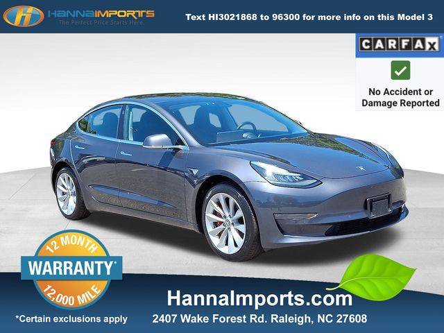 2019 Tesla Model 3 Mid Range — Sedan — 43,574 mi — Raleigh, NC