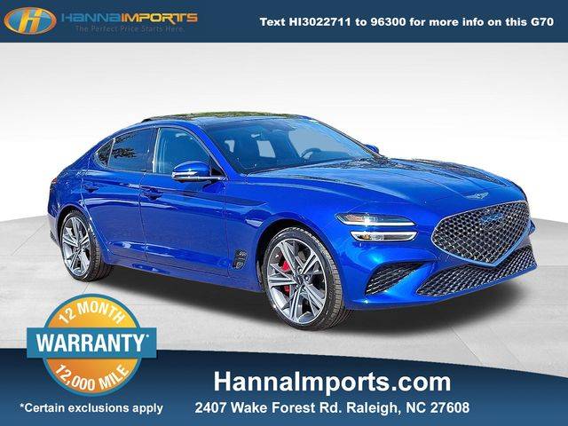 2025 Genesis G70 3.3T Sport Advanced — Sedan — 24,368 mi — Raleigh, NC