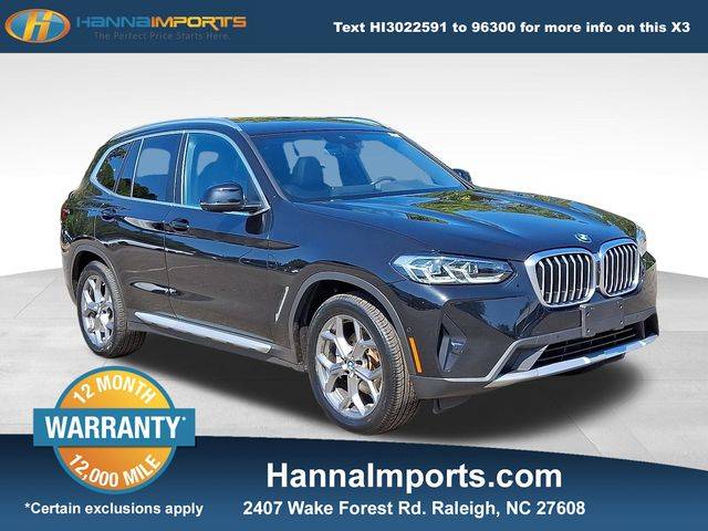 2023 BMW X3 30i — SUV — 45,600 mi — Raleigh, NC
