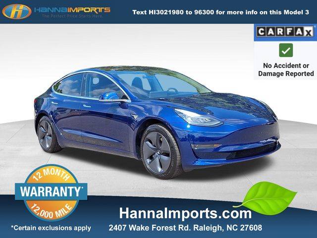 2018 Tesla Model 3 Long Range — Sedan — 53,355 mi — Raleigh, NC