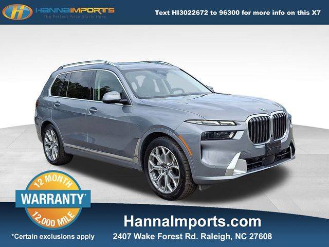 2025 BMW X7 40i — SUV — 37,798 mi — Raleigh, NC