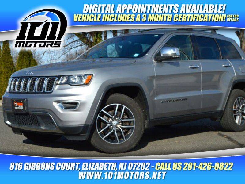 2017 Jeep Grand Cherokee Limited — SUV — 105,562 mi — Elizabeth, NJ