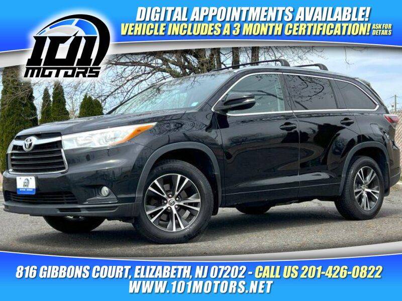 2016 Toyota Highlander XLE — SUV — 161,002 mi — Elizabeth, NJ