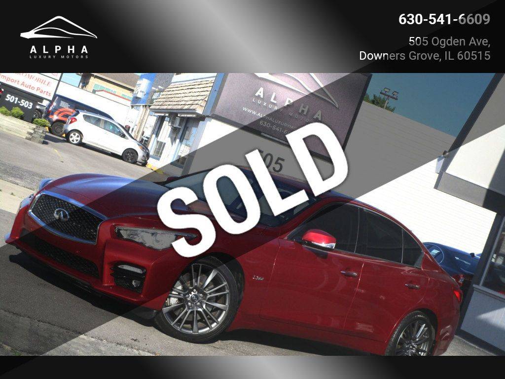 2016 INFINITI Q50 3.0t RED SPORT 400 — Sedan — 74,435 mi — Downers Grove, IL