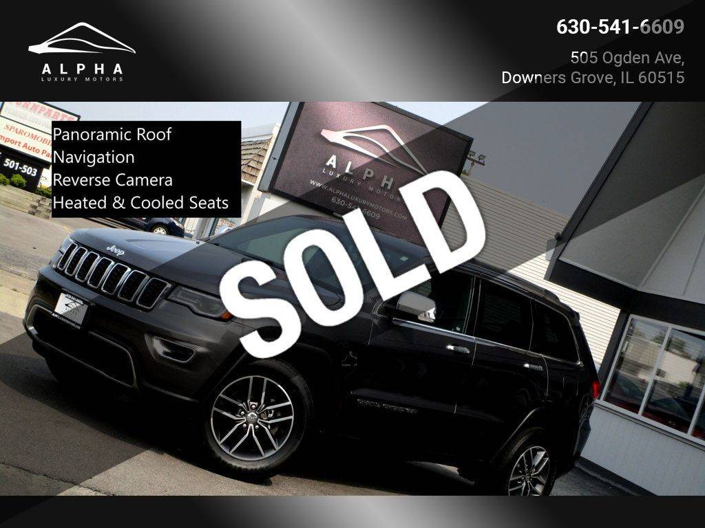 2018 Jeep Grand Cherokee Limited — SUV — 74,610 mi — Downers Grove, IL