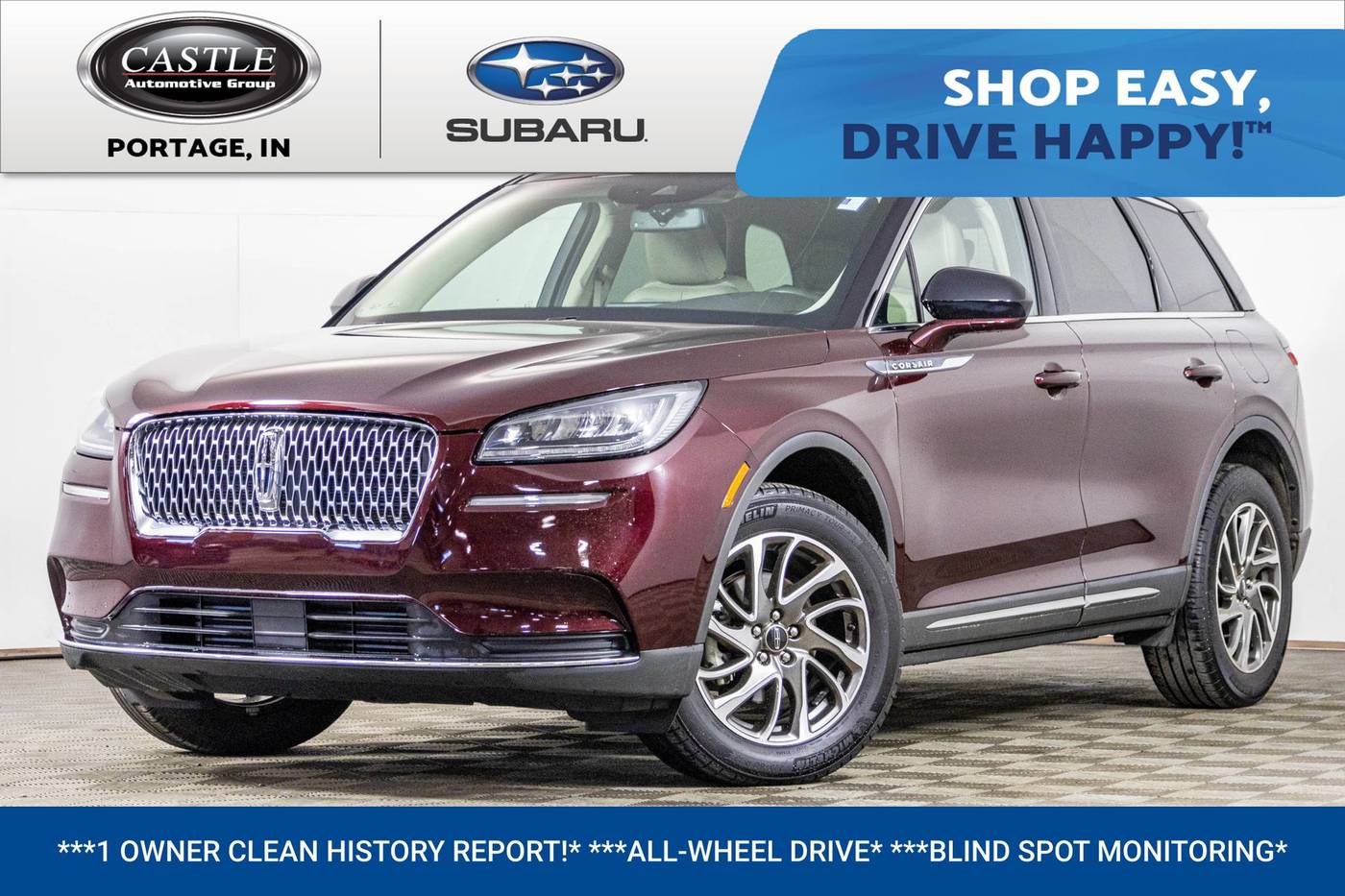 2021 Lincoln Corsair Standard — SUV — 21,223 mi — Portage, IN
