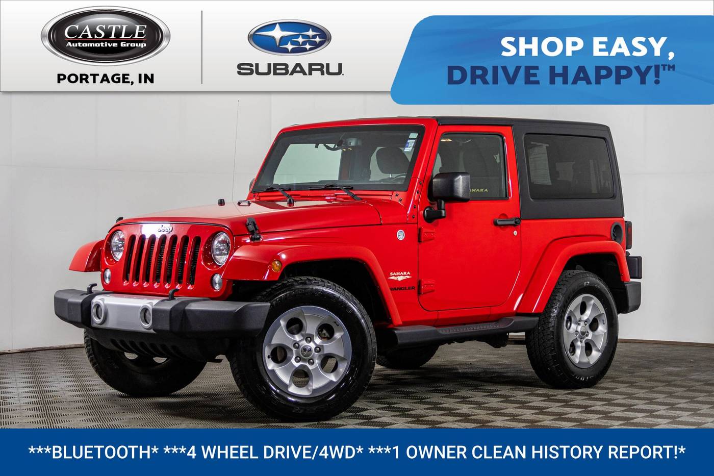 2015 Jeep Wrangler Sahara — SUV — 100,395 mi — Portage, IN