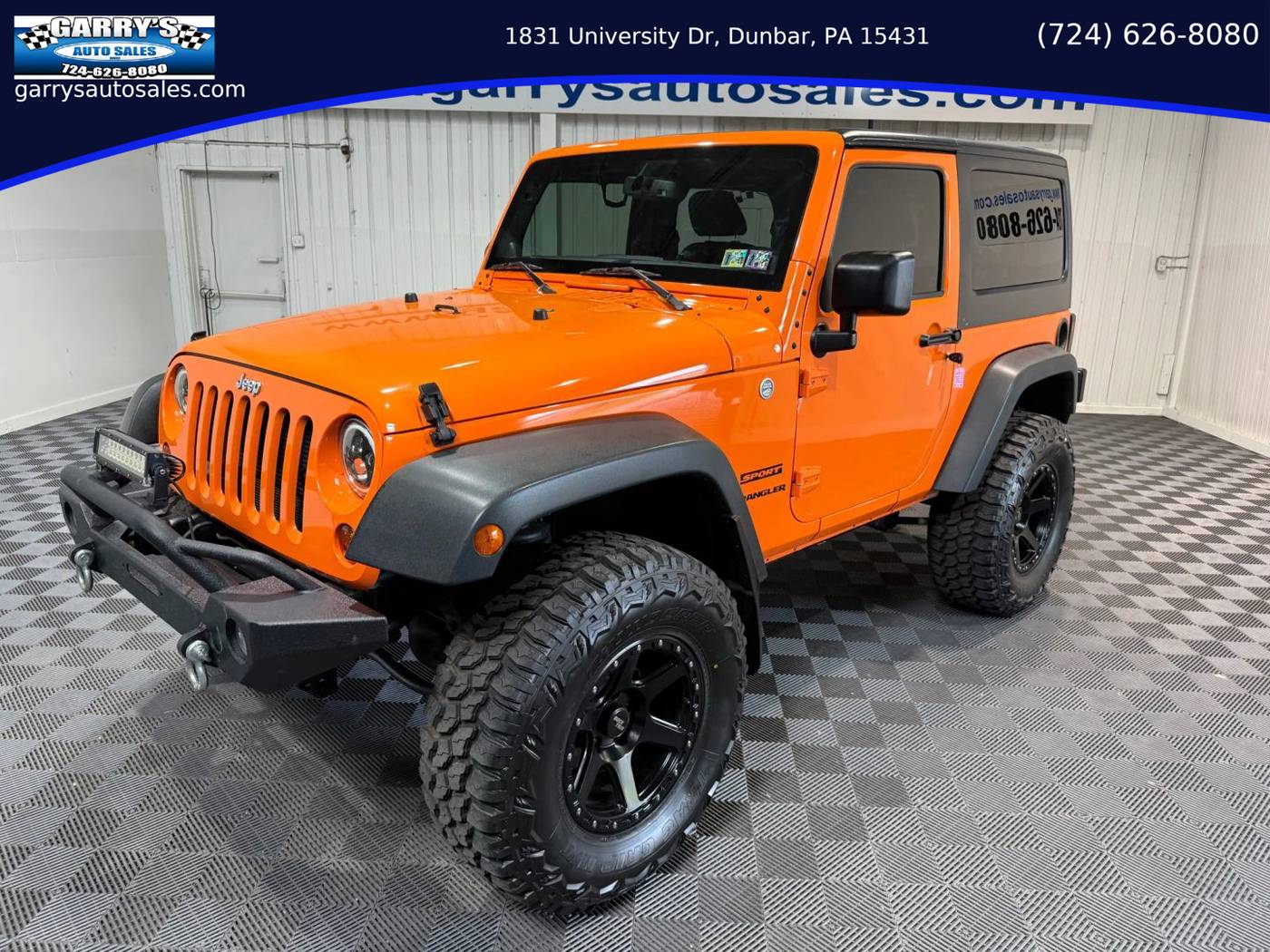 2013 Jeep Wrangler Sport — SUV — 125,728 mi — Dunbar, PA