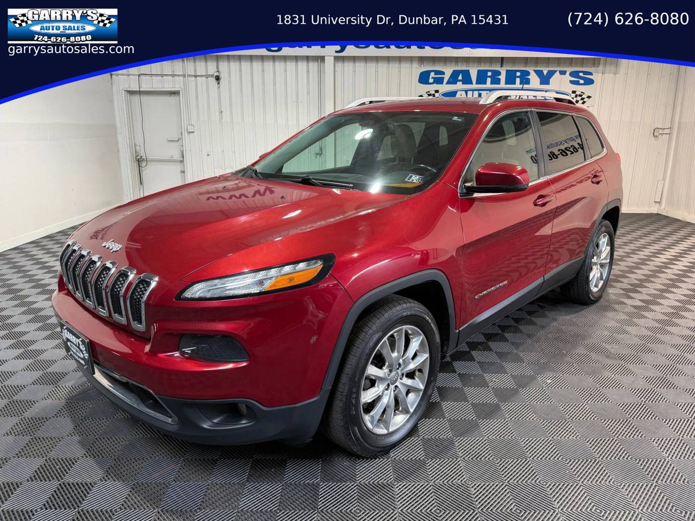 2015 Jeep Cherokee Limited — SUV — 125,532 mi — Dunbar, PA