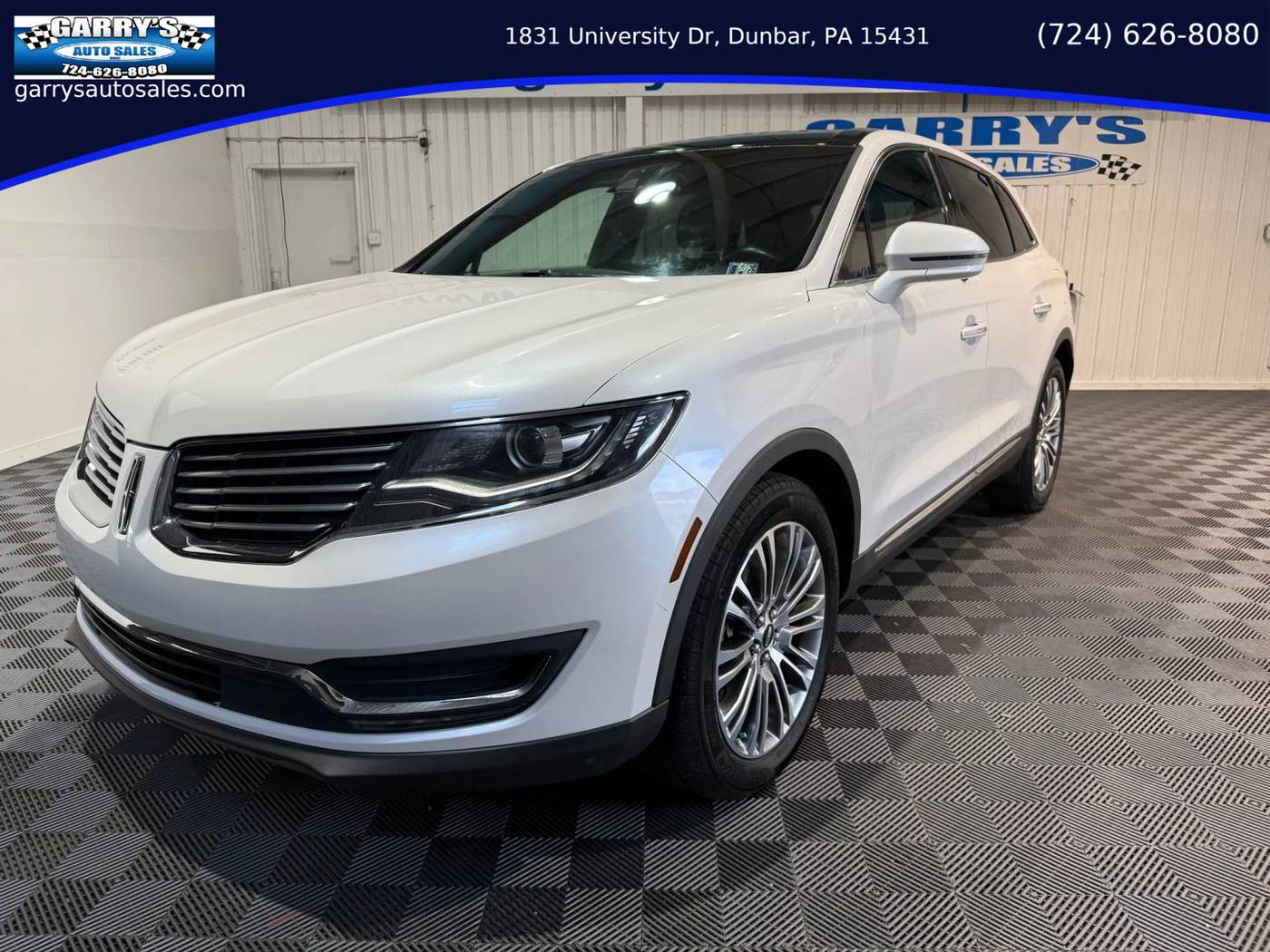 2016 Lincoln MKX Reserve — SUV — 136,879 mi — Dunbar, PA