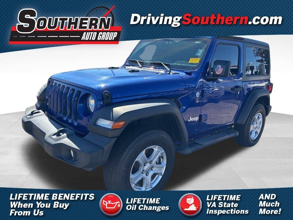 2020 Jeep Wrangler Sport S — SUV — 34,573 mi — Chesapeake, VA