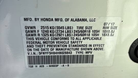 2017 Honda Pilot EX-L — SUV — 84,501 mi — Chesapeake, VA