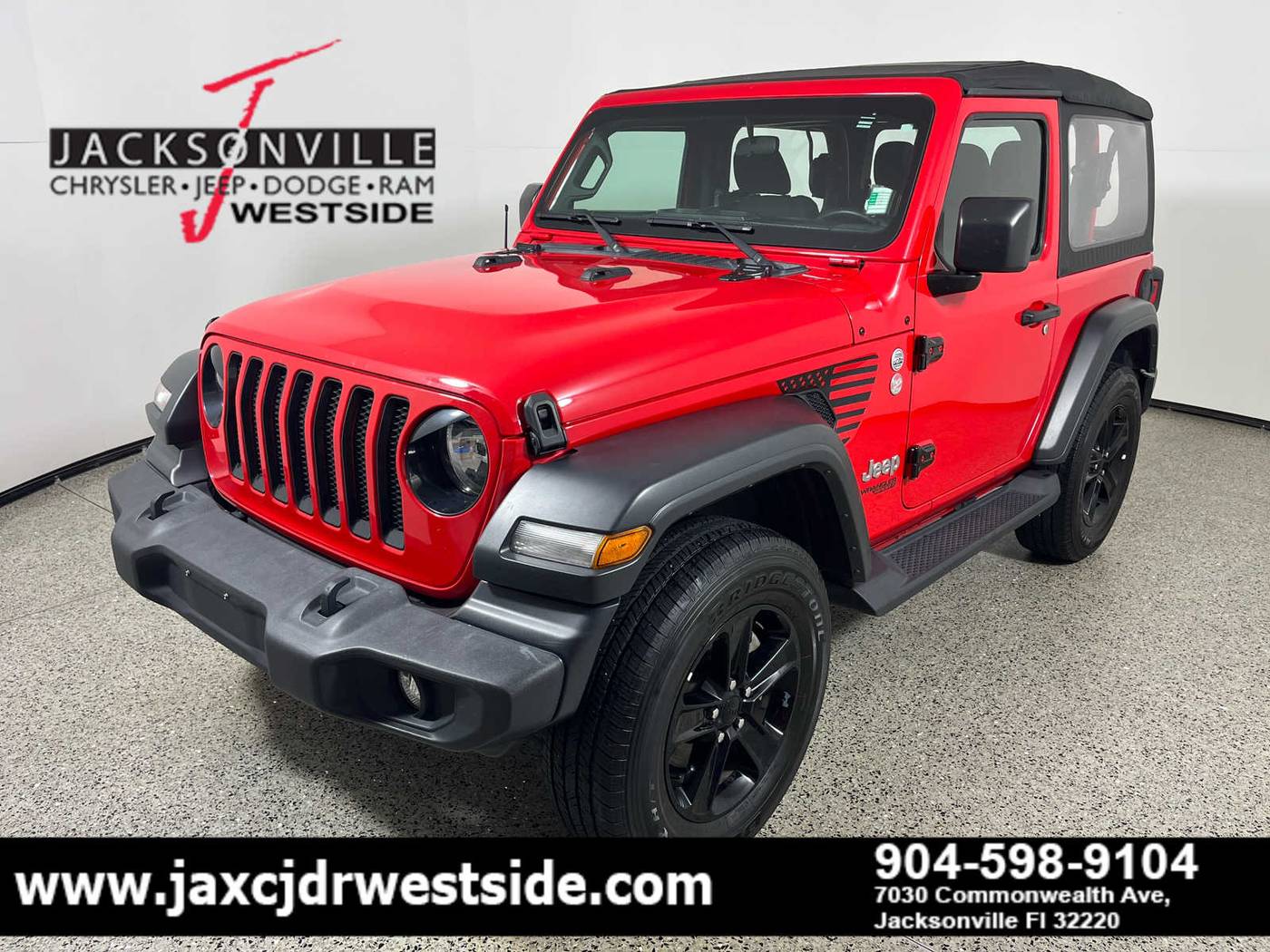 2020 Jeep Wrangler Sport — SUV — 45,632 mi — Jacksonville, FL