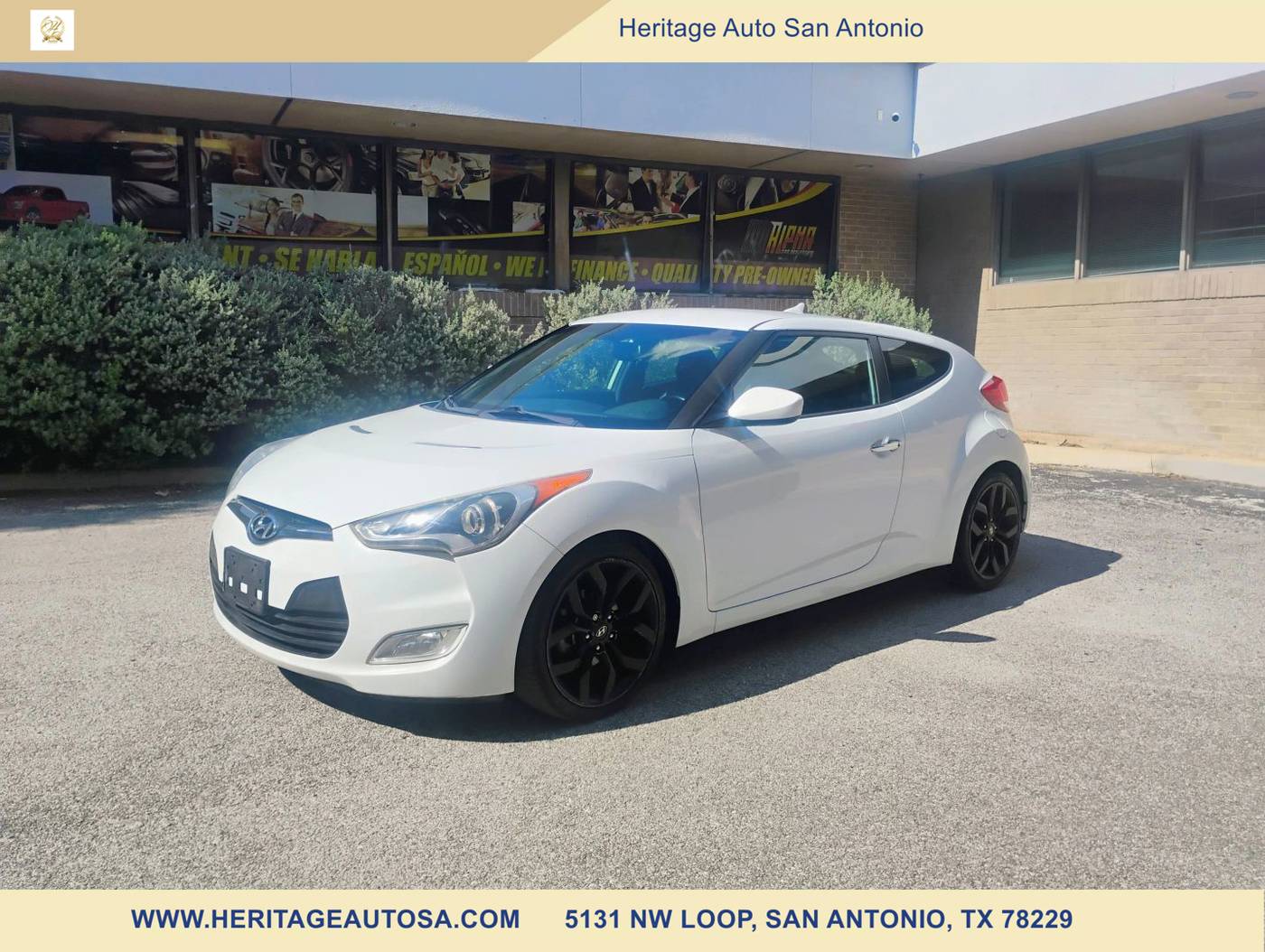 2015 Hyundai Veloster RE:FLEX — Hatchback — 92,879 mi — San Antonio, TX