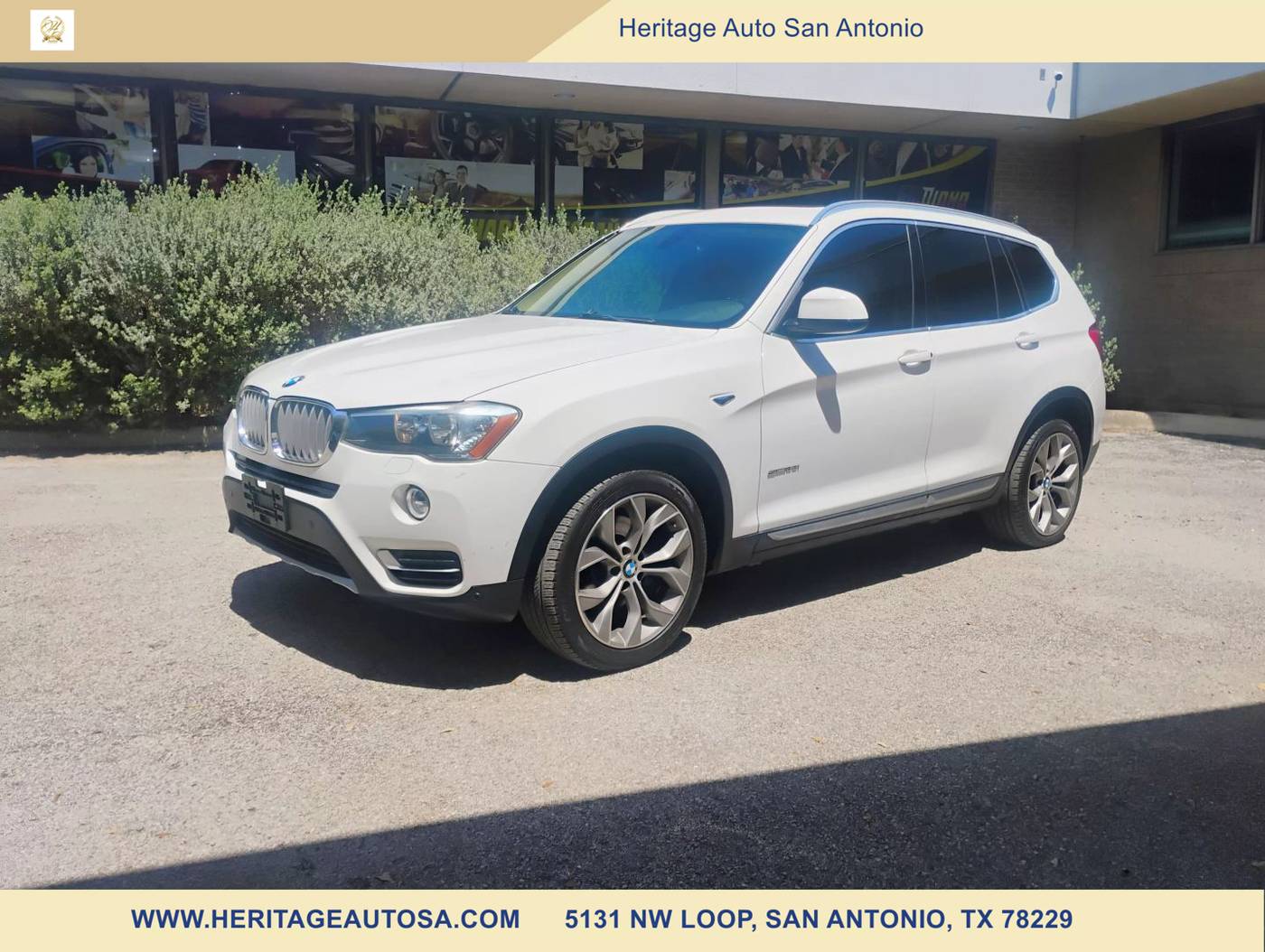 2017 BMW X3 28i — SUV — 103,365 mi — San Antonio, TX