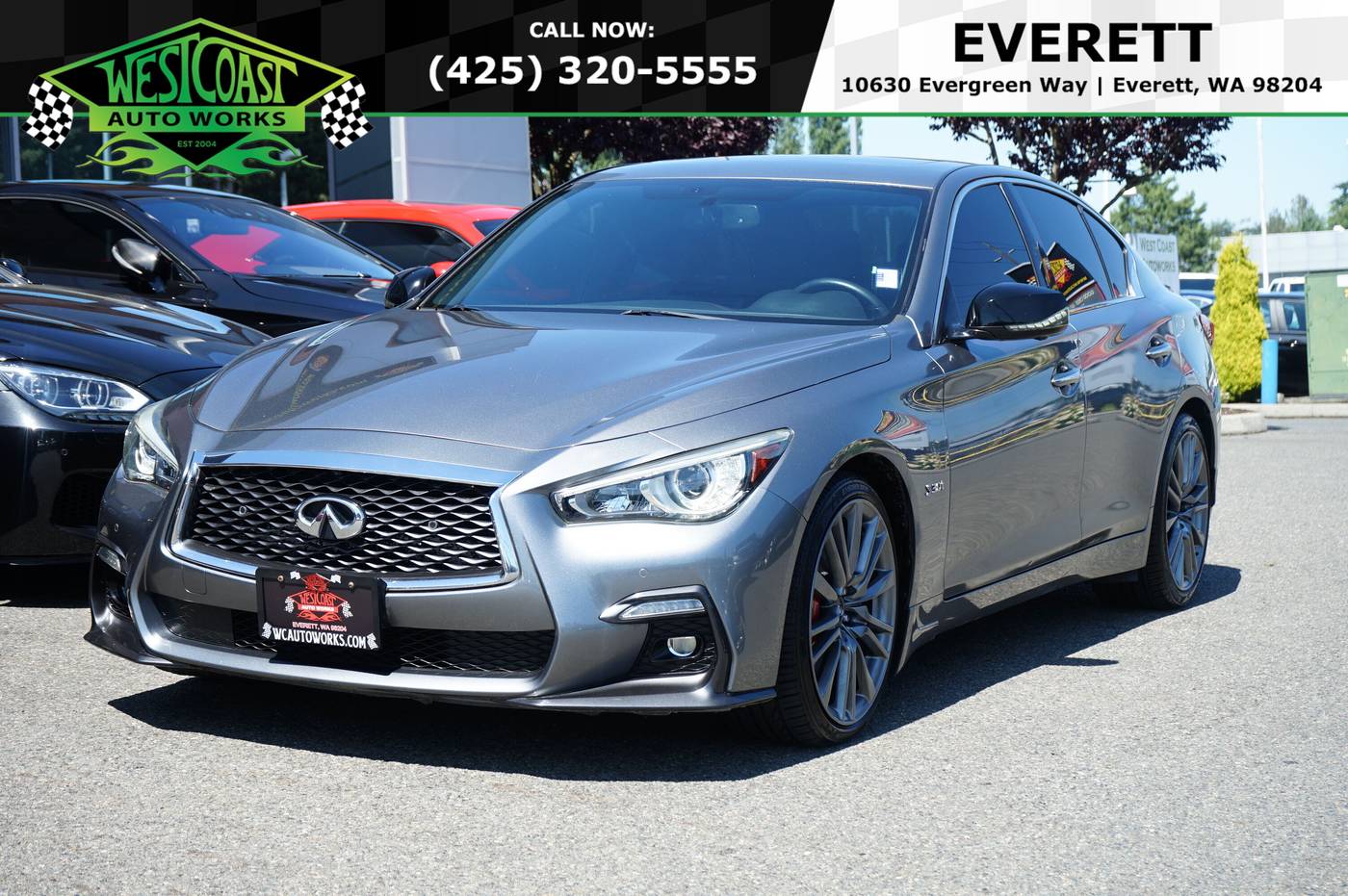 2018 INFINITI Q50 RED SPORT 400 — Sedan — 69,065 mi — Everett, WA