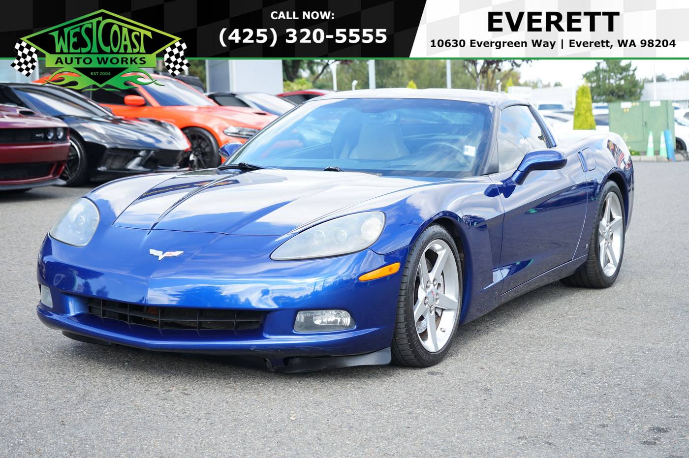 2006 Chevrolet Corvette Base — Coupe — 74,443 mi — Everett, WA