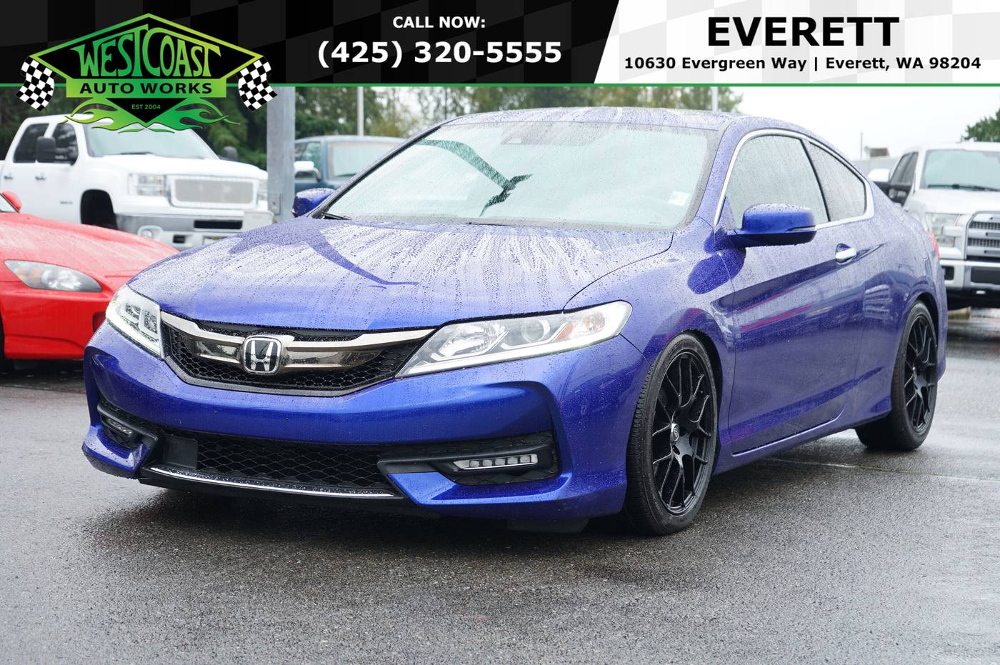 2016 Honda Accord EX-L V6 — Coupe — 79,553 mi — Everett, WA