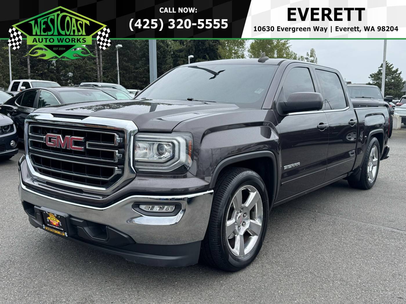 2016 GMC Sierra 1500 SLE — Pickup Truck — 70,227 mi — Everett, WA