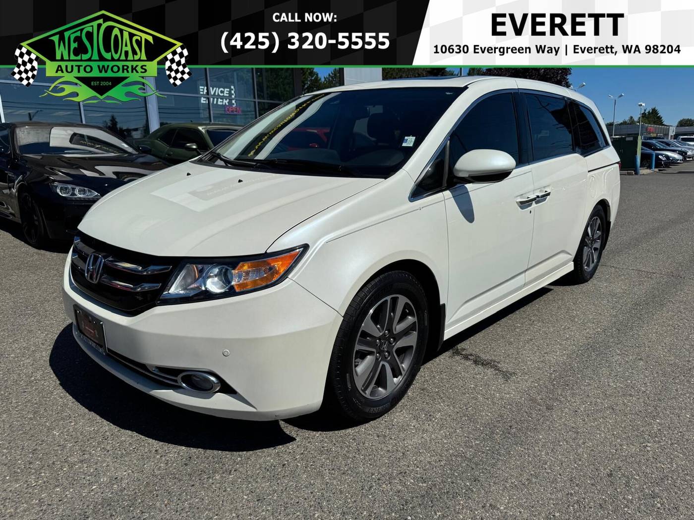 2014 Honda Odyssey Touring Elite — Minivan — 137,760 mi — Everett, WA