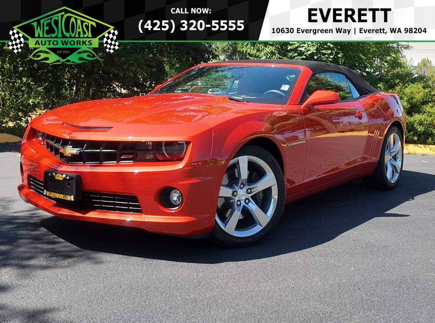 2011 Chevrolet Camaro 2SS — Convertible — 3,758 mi — Everett, WA