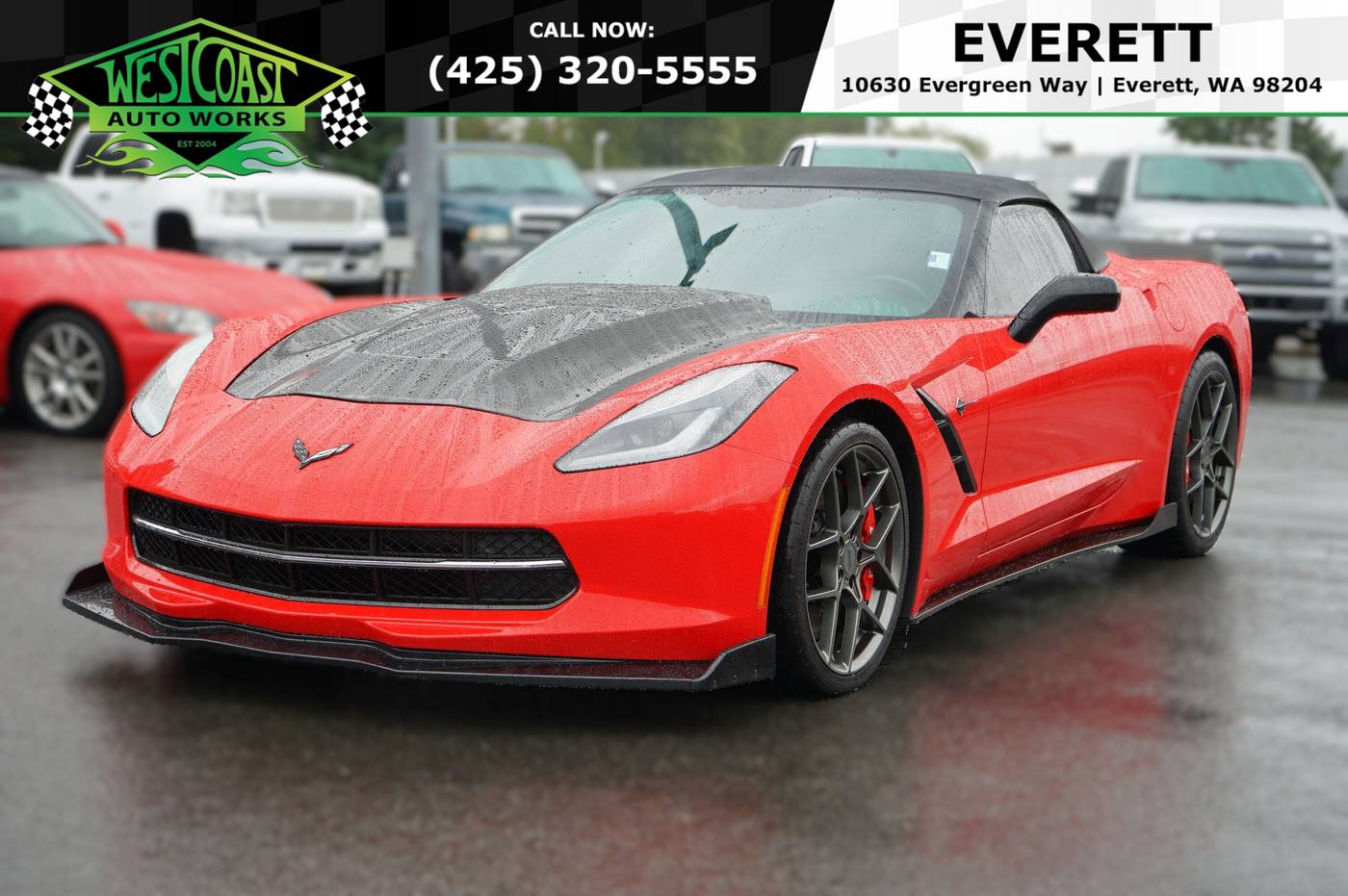 2015 Chevrolet Corvette 1LT — Convertible — 96,331 mi — Everett, WA
