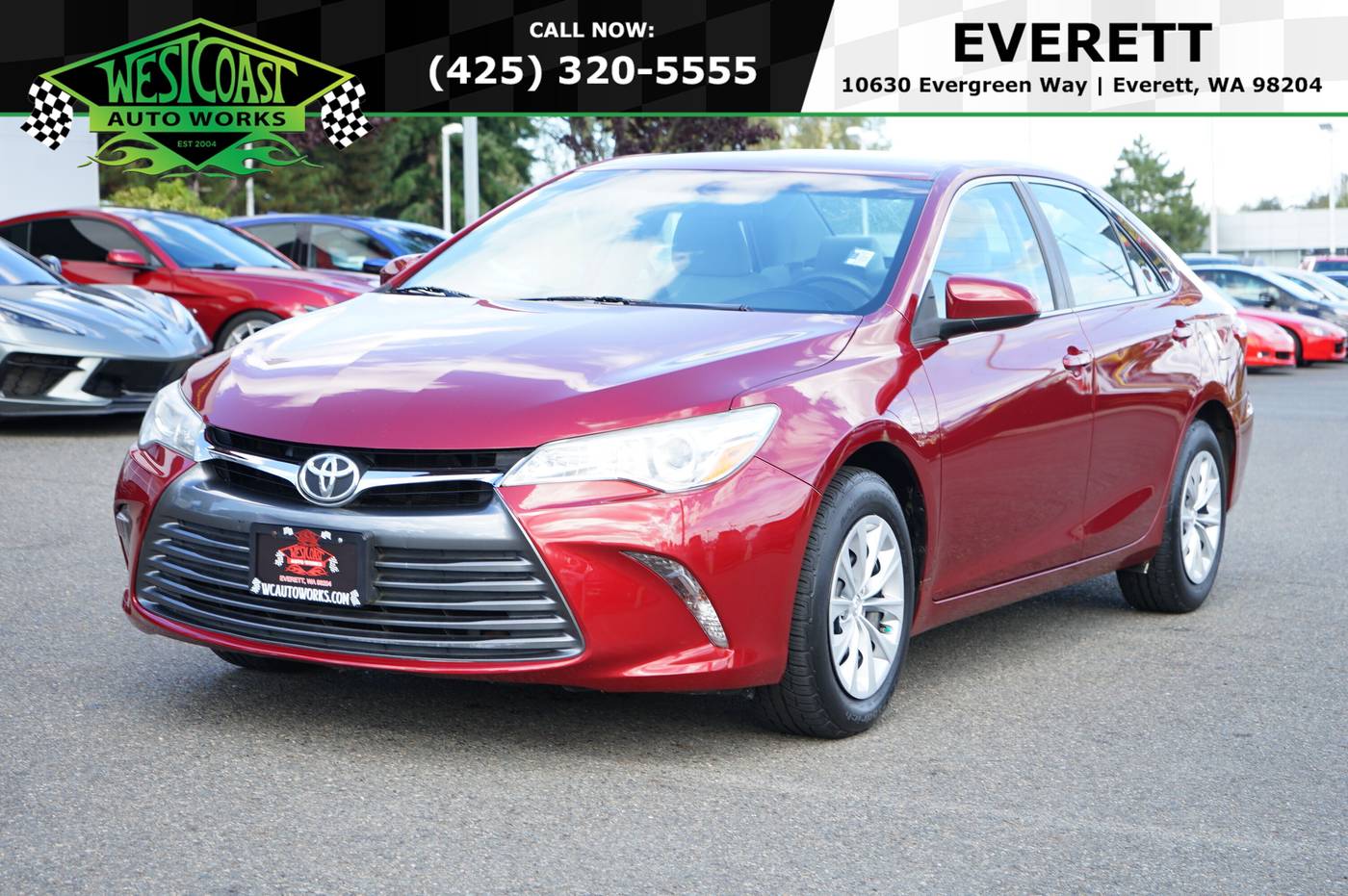 2015 Toyota Camry LE — Sedan — 64,749 mi — Everett, WA